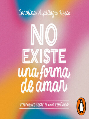cover image of No existe una forma de amar